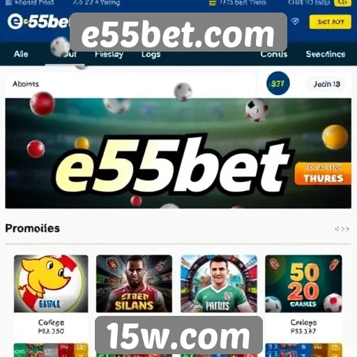 Análise das ofertas de jogos no e55bet